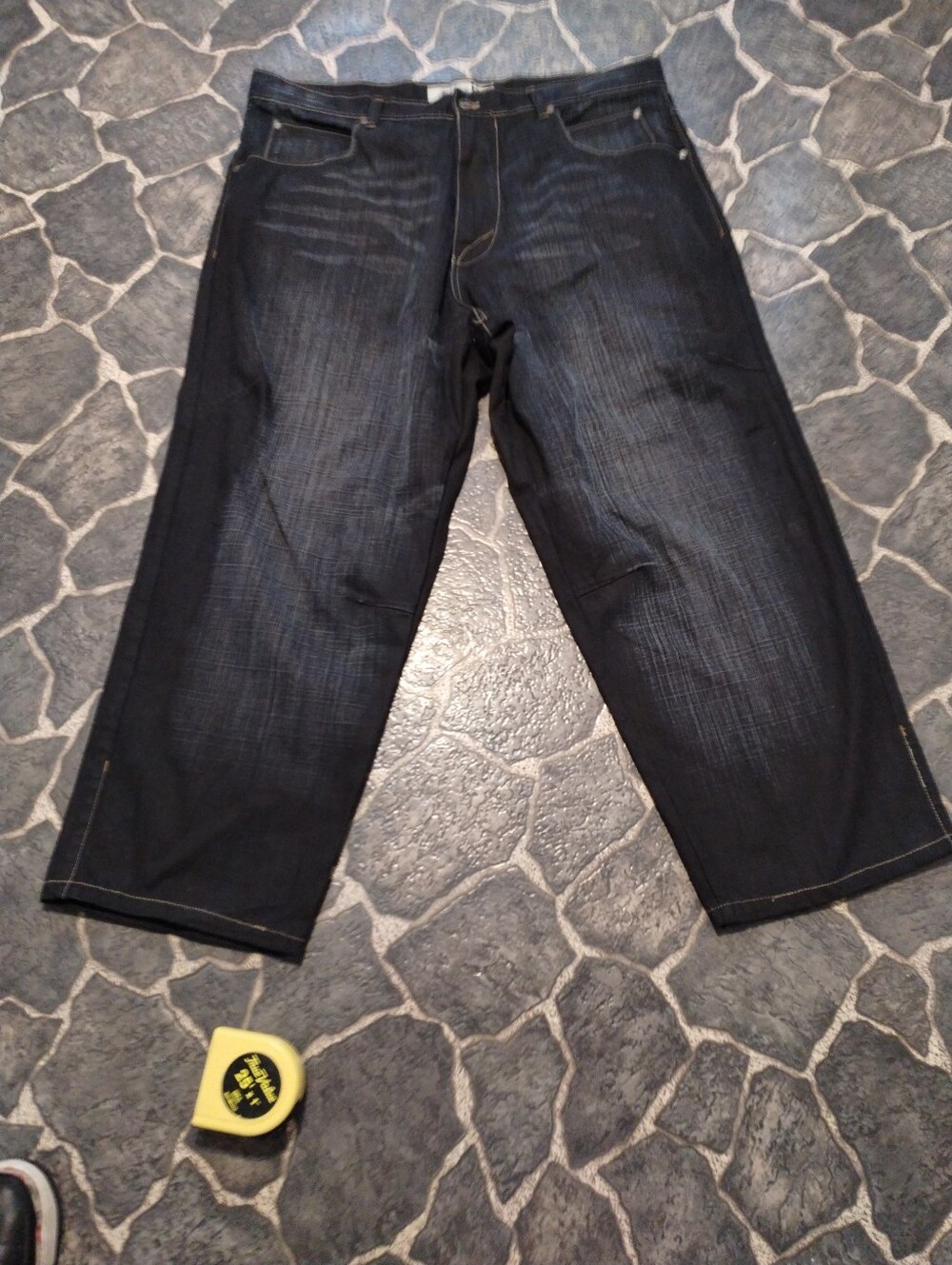 Godbody Mens Denim Baggy Jeans 40x32 Y2K VINTAGE